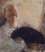 Antonio Mancini, Self-portrait